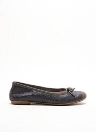 Ballerines bout rond talon plat jusqu'à 3cm gris COCO ET ABRICOT femme