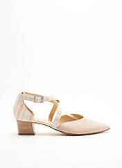 Sandales/Nu pieds beige FRANCE MODE pour femme seconde vue