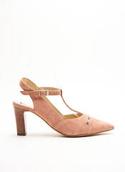 Sandales/Nu pieds rose FRANCE MODE pour femme seconde vue