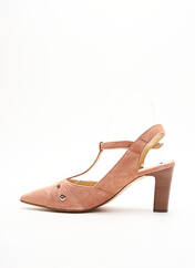 Sandales/Nu pieds rose FRANCE MODE pour femme seconde vue