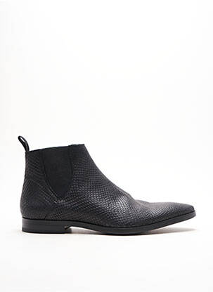 Boots noir shop homme pas cher