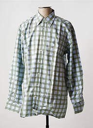 Chemise manches longues manches longues bleu SEIDEN STICKER homme