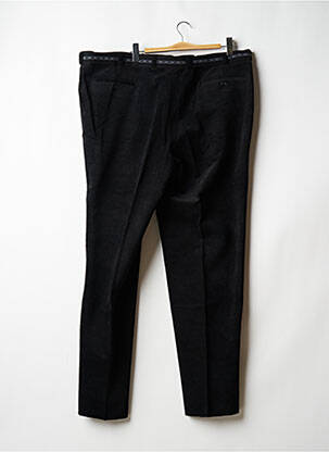 Pantalon slim fermeture zippée sous rabat boutonné taille normale noir MURK homme