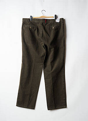 Pantalon slim fermeture zippée sous rabat boutonné taille normale vert JUPITER homme