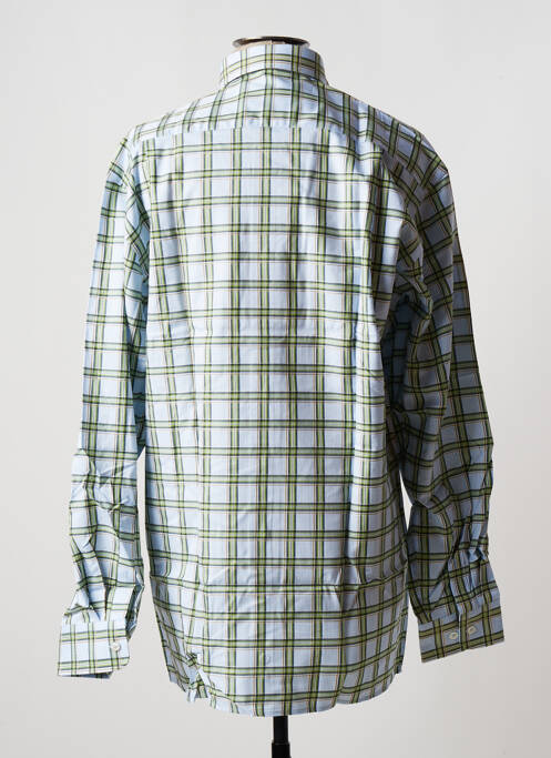 Chemise manches longues bleu SEIDEN STICKER pour homme