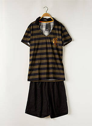 Pyjashort type de haut t-shirt noir HOM homme