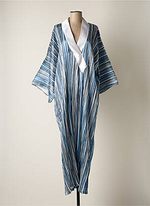 Robe mi-longue bleu MEI-DO BY KIMONO pour femme
