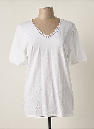 T-shirt blanc ARMOR LUX pour femme