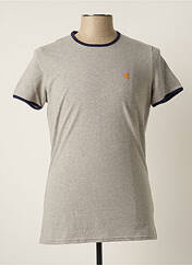 T-shirt gris E.GO pour homme seconde vue