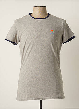 T-shirt gris E.GO pour homme