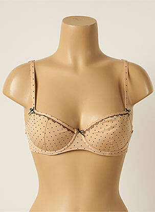 Soutien-gorge effet matière satinée haut soutien-gorge avec mousse de rembourrage amovible chair MARIE JO femme
