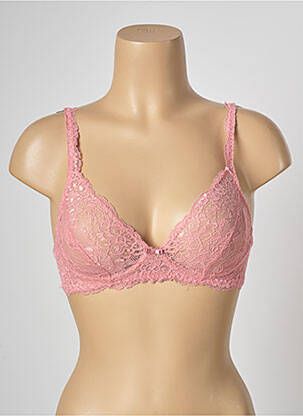 Soutien-gorge sans armature haut soutien-gorge emboitant rose CALIDA femme