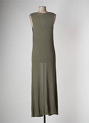 Robe de plage coupe cintrée vert MUS & BOMBON femme