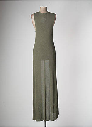 Robe de plage coupe cintrée vert MUS & BOMBON femme