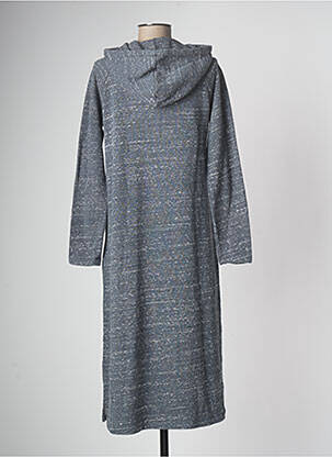 Robe mi-longue manches longues manches longues gris PAN femme