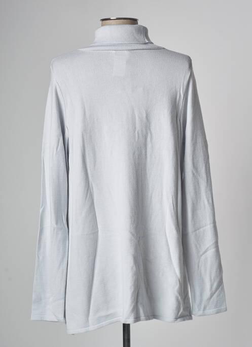 Pull col roulé bleu MUS & BOMBON pour femme