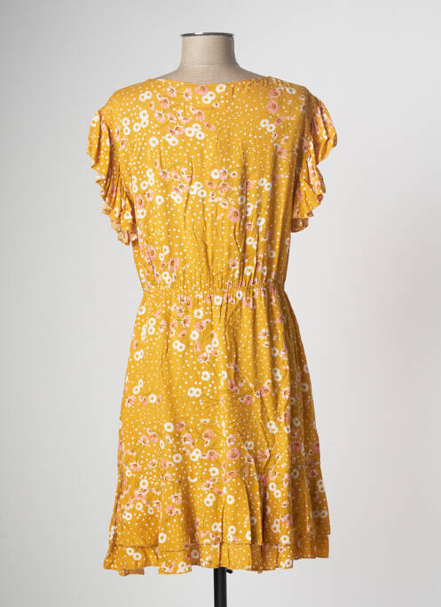 Robe courte jaune JAASE pour femme