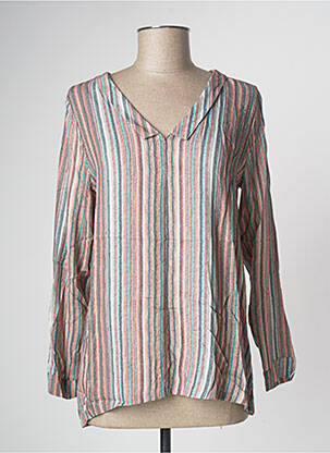 Blouse manches longues manches longues rouge PAN femme