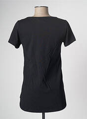 T-shirt noir PLEASE pour femme seconde vue