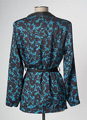 Veste kimono bleu GARCONNE pour femme seconde vue