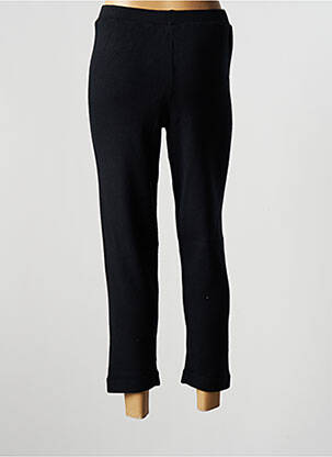 Pantalon slim taille élastique taille normale noir MUS & BOMBON femme