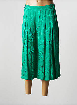 Jupe mi-longue taille haute vert LA PETITE FRANCAISE femme