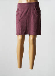 Jupe courte poches violet MADE IN SENS femme