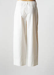Pantalon large blanc THE KORNER pour femme seconde vue