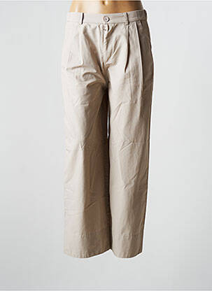 Pantalon large gris THE KORNER pour femme