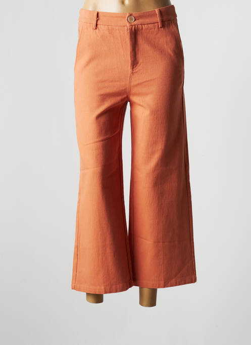 Pantalon 7/8 orange GRACE & MILA pour femme