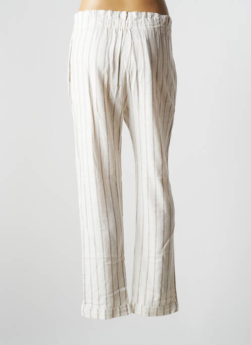 Pantalon droit beige PAN pour femme