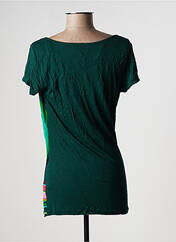 T-shirt vert DESIGUAL pour femme seconde vue