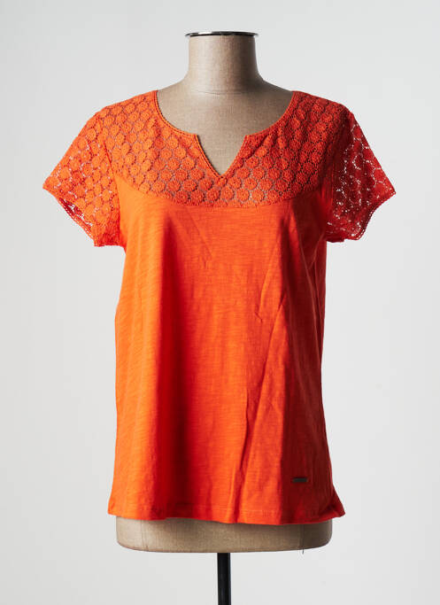 T-shirt orange AGATHE & LOUISE pour femme