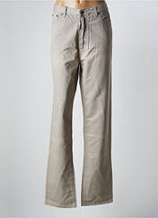 Pantalon droit gris QUINZE & TREIZE pour femme seconde vue