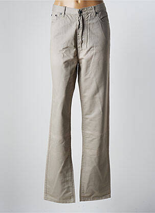 Pantalon droit gris QUINZE & TREIZE pour femme