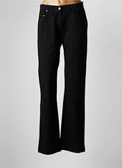 Pantalon droit noir LUCCHINI pour femme seconde vue