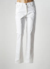 Pantalon slim blanc WALTRON pour femme seconde vue