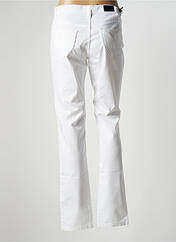 Pantalon slim blanc WALTRON pour femme seconde vue