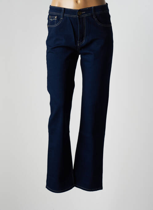 Pantalon droit bleu VIDY'L pour femme