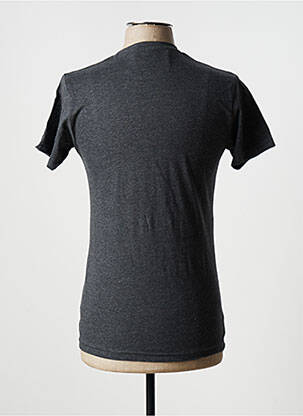 T-shirt tissage chiné manches courtes gris FILA homme