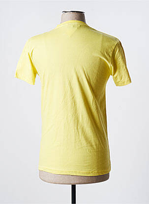 T-shirt stretch manches courtes jaune FILA homme
