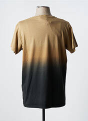 T-shirt marron DEFEND pour homme seconde vue