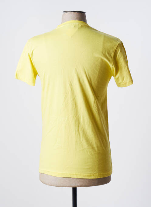 T-shirt stretch manches courtes jaune FILA homme