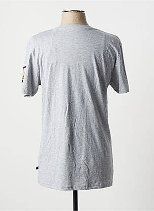 T-shirt tissage chiné manches courtes gris CHEVIGNON homme