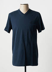 T-shirt bleu AZZARO pour homme seconde vue