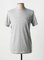 T-shirt gris AZZARO pour homme seconde vue