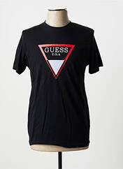 T-shirt noir GUESS pour homme seconde vue