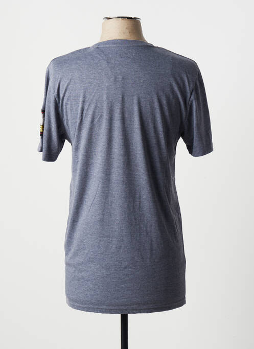 T-shirt bleu CHEVIGNON pour homme