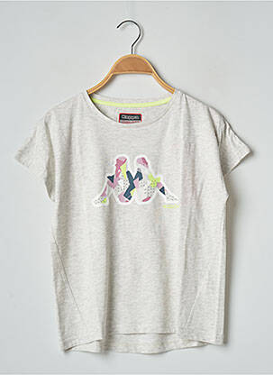 T-shirt gris KAPPA pour fille