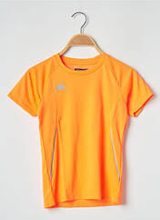 T-shirt orange KAPPA pour fille seconde vue